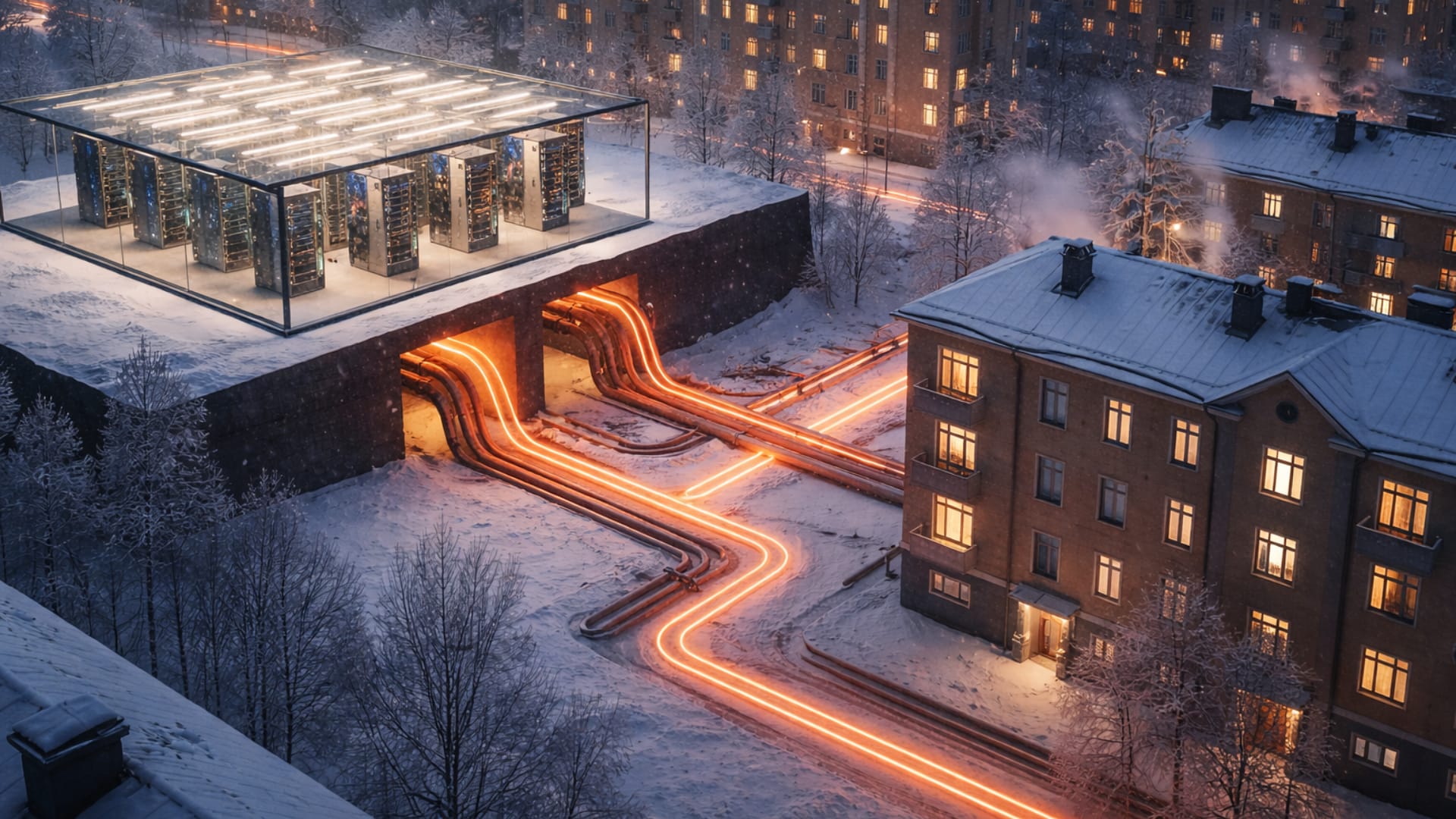 Valorisation de la chaleur fatale d’un data center en Finlande
