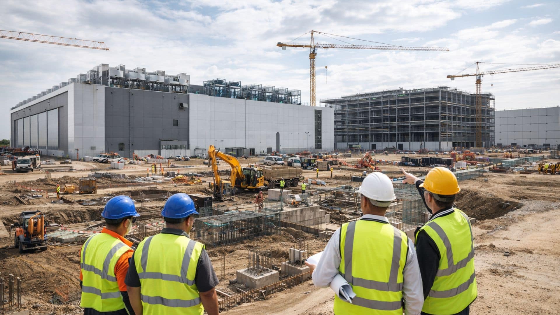 Large-scale data centers in Spain under construction