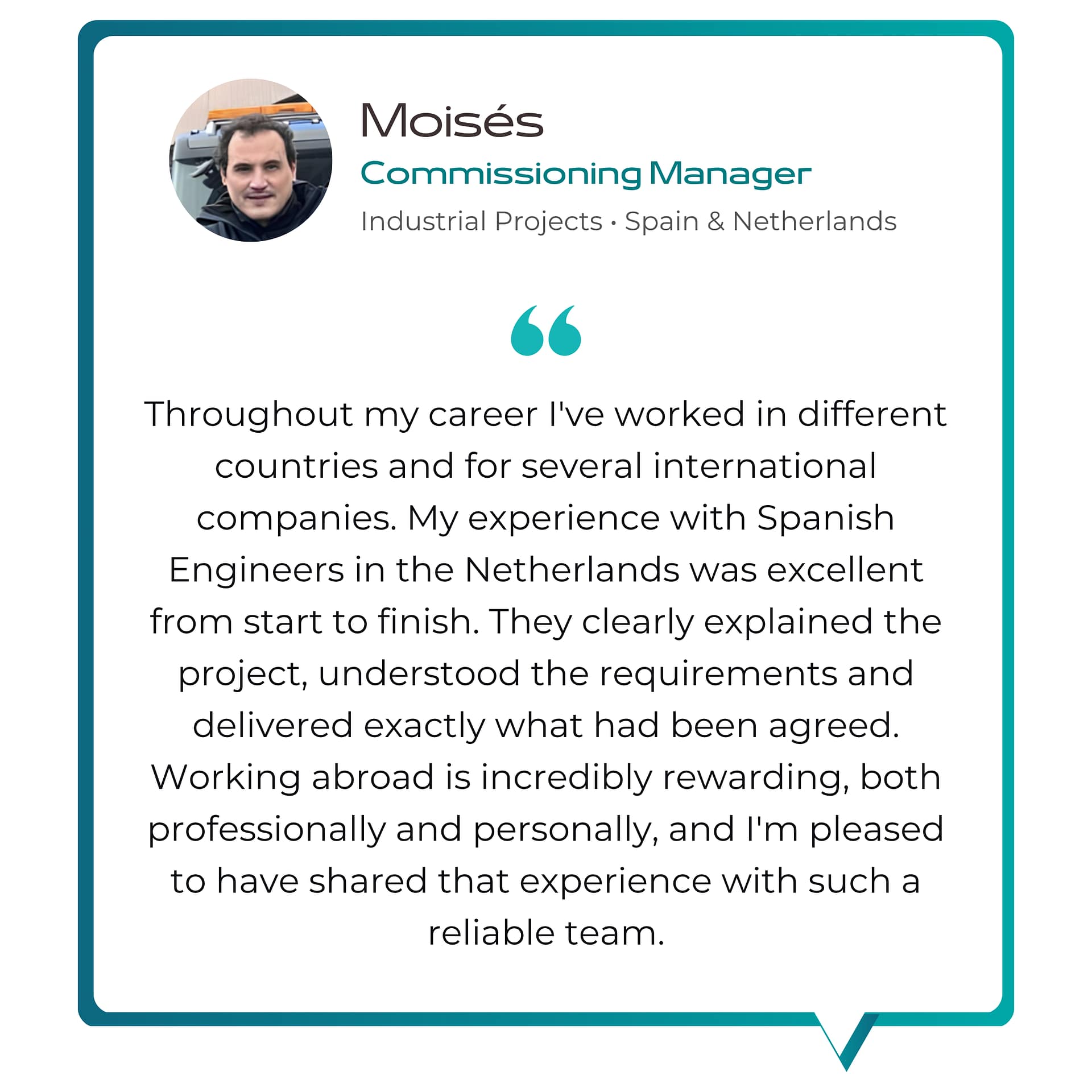 Commissioning Manager Industrial Projects EPC
