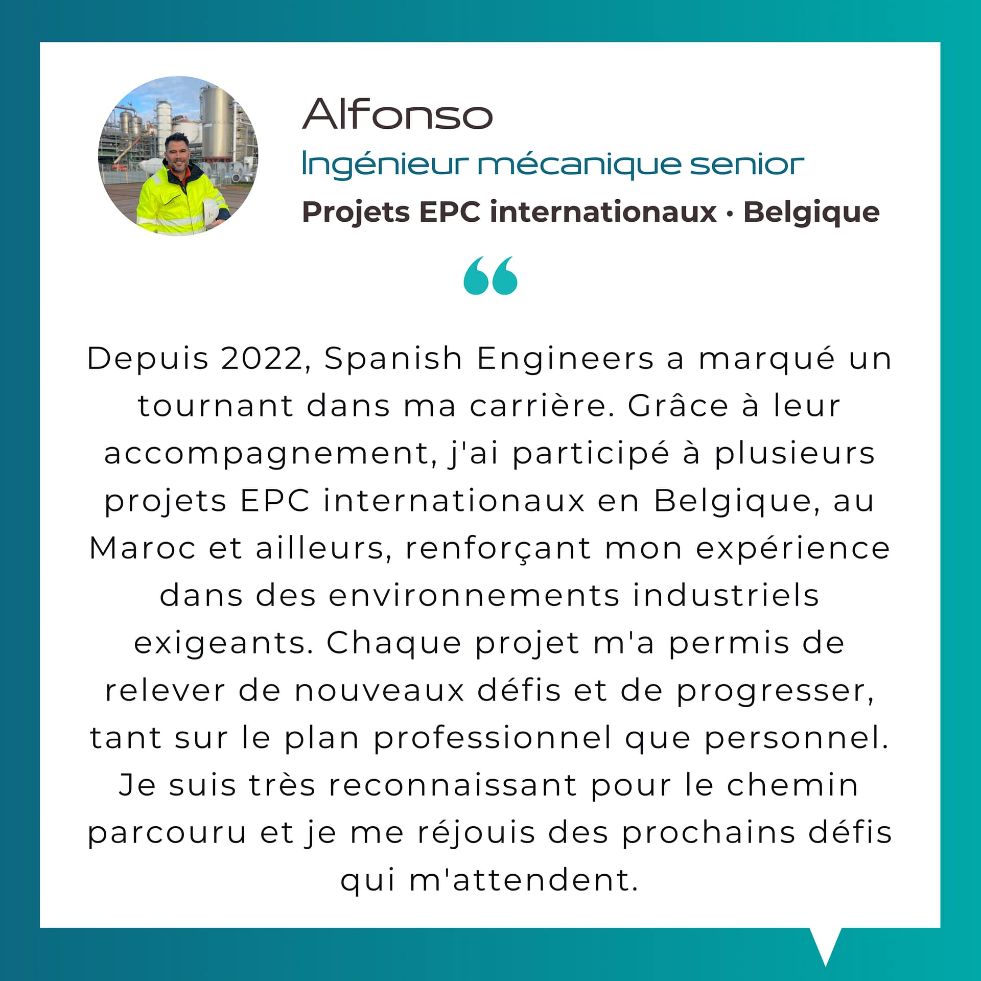 Témoignage d'un ingénieur mécanique sur des projets EPC internationaux