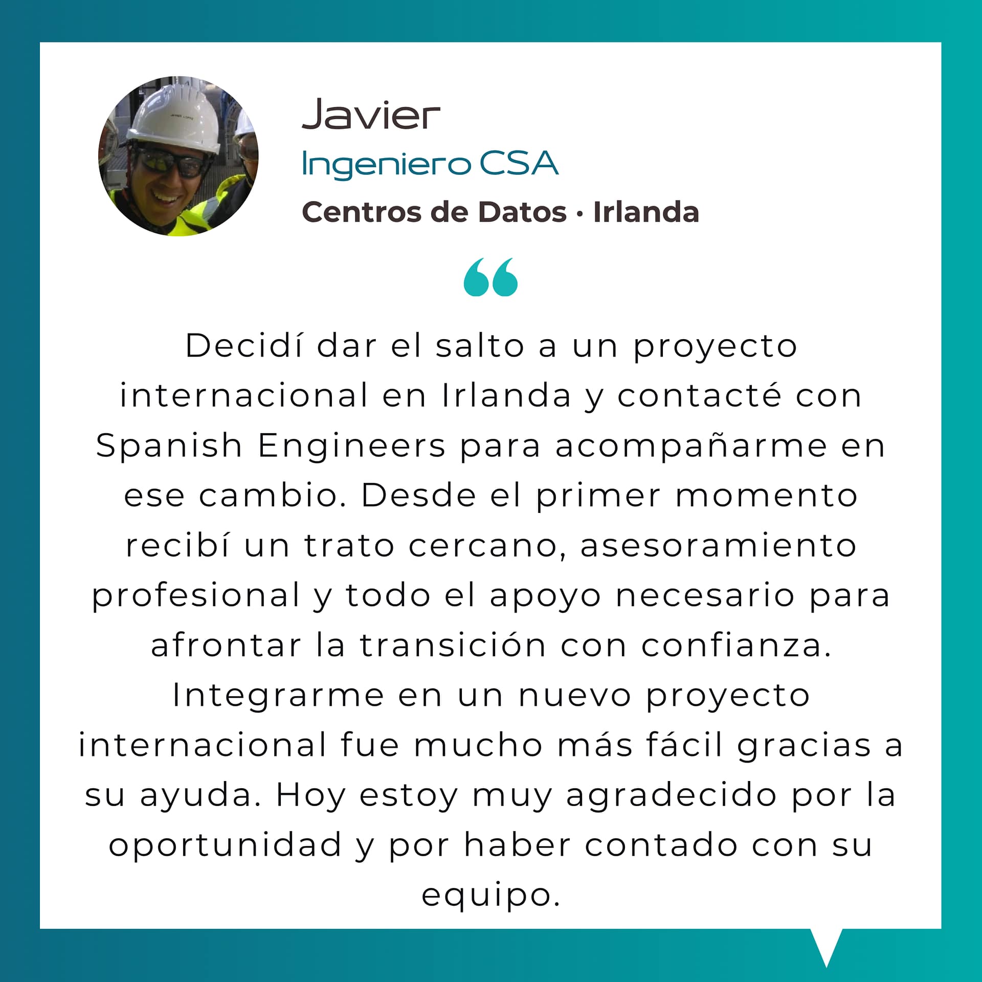 Ingeniero CSA Centros de Datos