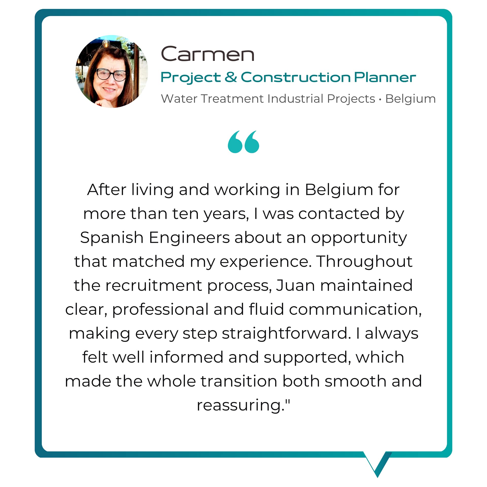 Project and Construction Planner EPC projects testimonial - Spanish Engineers