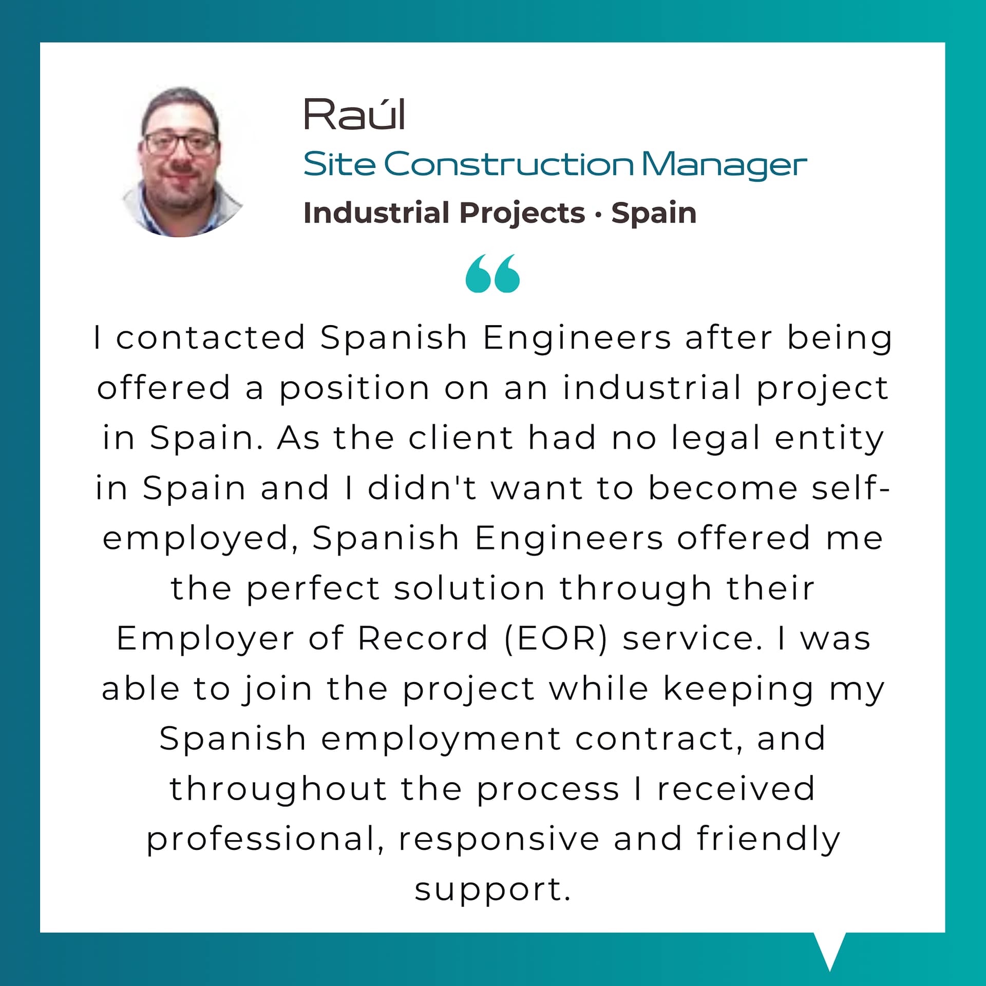Construction Manager - Industrial plants construction